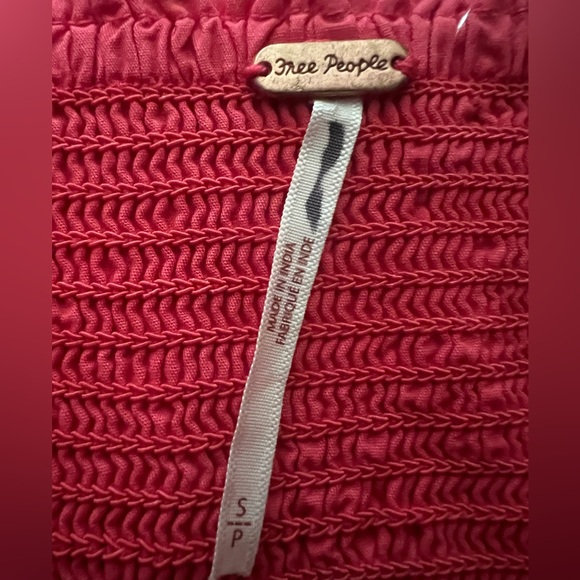 NWOT Free People Amelia Corset Top in pink size S - Picture 6 of 6